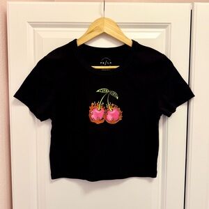 🎀 PS/LA Flaming Cherries Baby Tee